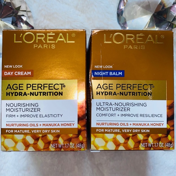 L’Oreal day cream and night balm manuka honey